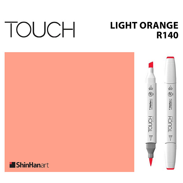  ShinHan Touch Twin Brush Markers Light Orange R140