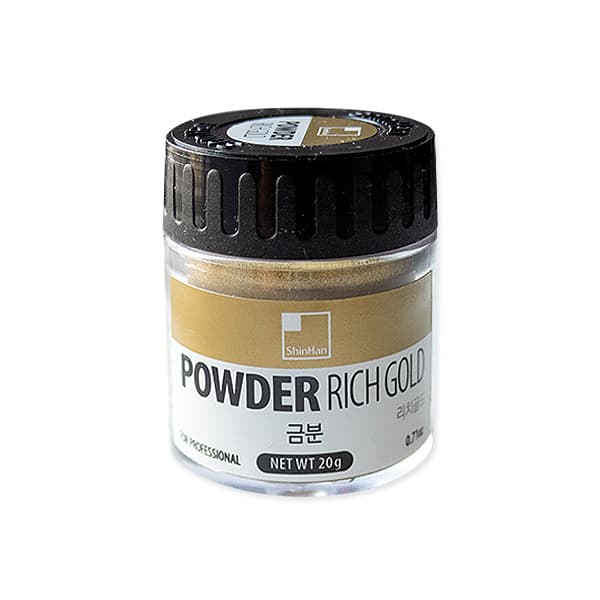 ShinHan : Pro : Metallic Powder : 30ml (20g) : Rich Gold