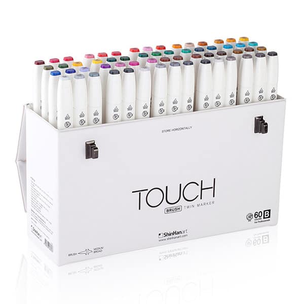 Touch - Set Maletín B Con 60 Marcadores Brush