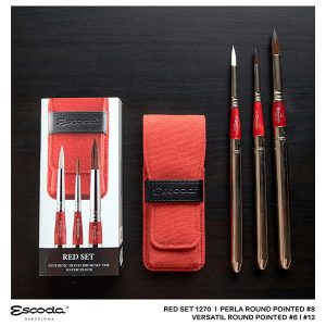 Escoda Versatil Watercolor Brush - Travel Brush Round 12 