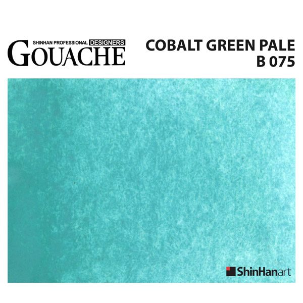 Cobalt Green Pale 075 B (15ml tube) ShinHan Professional Designers Gouache  - Lamune Shop