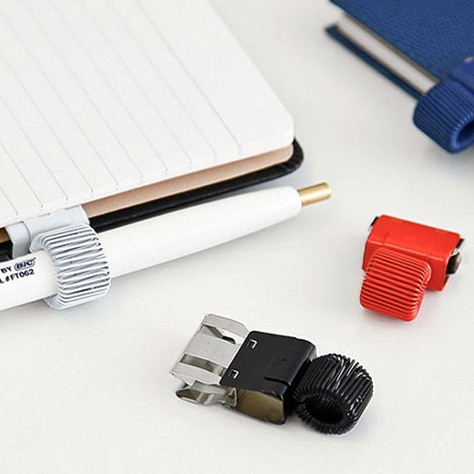 Slide Clip Pen Holder - Black - Lamune Shop