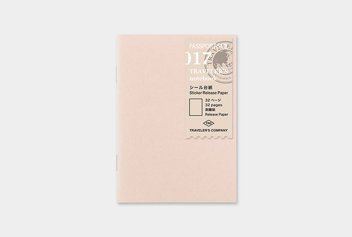 TRAVELER’S notebook Passport Size Refill Sticker Release Paper - Lamune ...