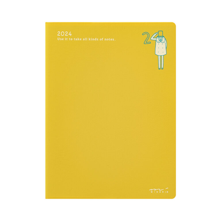 MIDORI Pocket Diary A6 Ojisan 2024 Lamune Shop